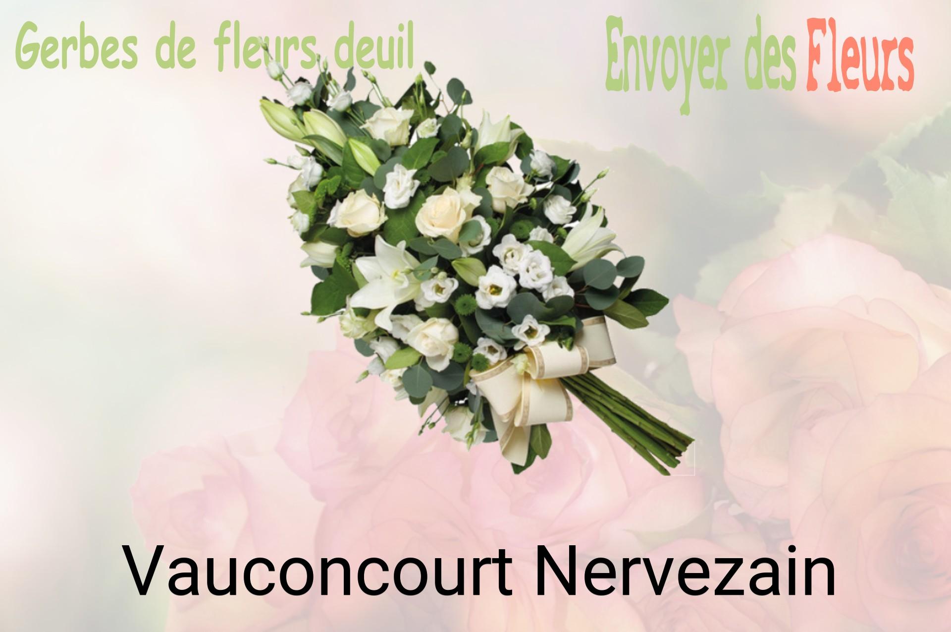 Gerbe de fleurs de deuil livrée à Vauconcourt-Nervezain